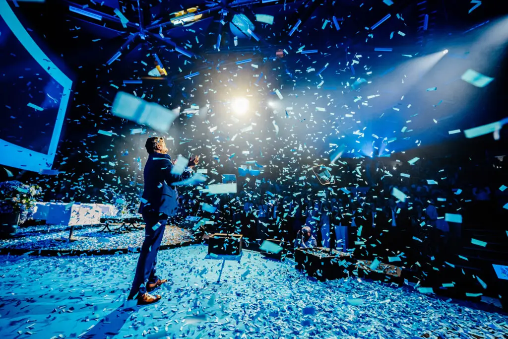 Showregie en videoproductie tijdens het SYNOVA-congres
